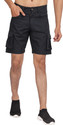 CLOTHINK India Solid Men Black Cargo Shorts