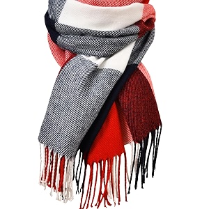 clothirily womens winter scarf fashion cashmere feel plaid scarfs for women pashmina shawls and wraps long blanket scarf
