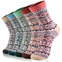 Clothirily Wool Socks for Women Thick Knit
