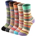 Clothirily Wool Socks for Women Thick Knit