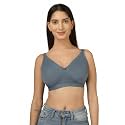 Clothonics Womens Non-Padded Non-Wired Seamless Double Layered
