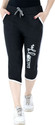 ClothsZen Women Black Capri