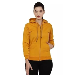 Clotth Theory Womens Cotton Fleece Hooded Neck