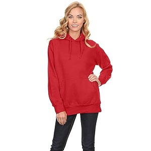 Clotth Theory Womens Cotton Fleece Hooded Neck