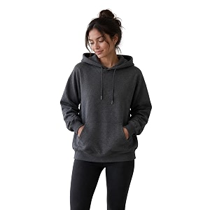 Clotth Theory Womens Cotton Fleece Hooded Neck
