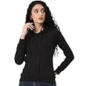 Clotth Theory Women39s Cotton Fleece Hooded Neck