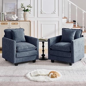 Cloud 2 Pieces Sofa Set Single Couch