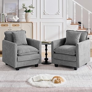Cloud 2 Pieces Sofa Set Single Couch