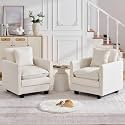 Cloud 2 Pieces Sofa Set Single Couch