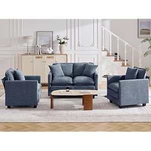Cloud 3 Pieces Sofa Set 112 Seater