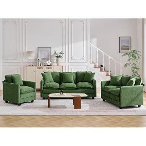 Cloud 3 Pieces Sofa Set 123 Seater