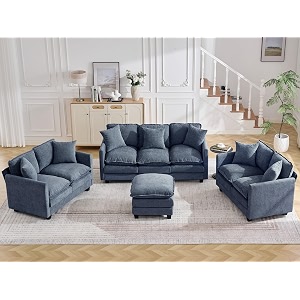 Cloud 4 Pieces Sofa Set 223 Seater