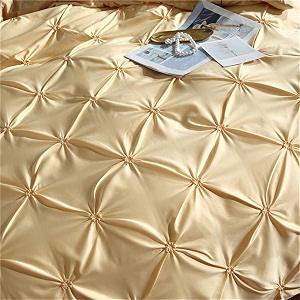 satin pinch duvet cover bright colored stain fade amp wrinkle resistant pinch duvet cover set includes 1 pinch silk satin duvet cover and 2 pillowcases queen sage