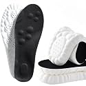 4D Cloud Soles Memory Foam Insoles for Men/Women - Arch Support Shoe Inserts with Acupressure Massage Foot Pain Relief &amp; Fatigue Reduction for Sports/Running(US-Unisex-11-12)