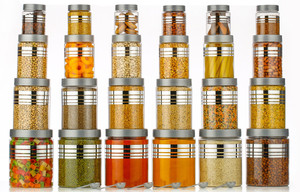 cloudhead plastic grocery container  - 250 ml 350 ml 650 ml 1200 ml