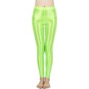 cloudmall Women Sexy Semi Opaque Pantyhose Running Tights Yoga Leggings Oil Shiny Stocking