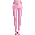 cloudmall Women Sexy Semi Opaque Pantyhose Running Tights Yoga Leggings Oil Shiny Stocking
