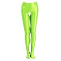 cloudmall Women Sexy Semi Opaque Pantyhose Running Tights Yoga Leggings Oil Shiny Stocking