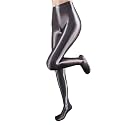 cloudmall Women Sexy Semi Opaque Pantyhose Running Tights Yoga Leggings Oil Shiny Stocking