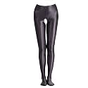 cloudmall Women Sexy Semi Opaque Pantyhose Running Tights Yoga Leggings Oil Shiny Stocking