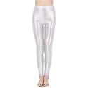 cloudmall Women Sexy Semi Opaque Pantyhose Running Tights Yoga Leggings Oil Shiny Stocking