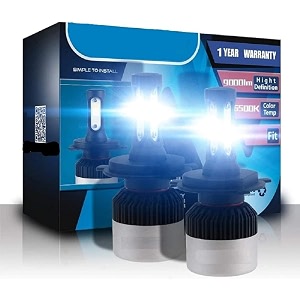 cloudsale your store your place led headlight bulbs cob 72w 36w x 2 9000lm 9006 white
