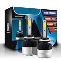 CLOUDSALE Led Headlight Bulbs COB 72W (36W x 2) 9000lm (880/881/H27)