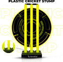 CLOVERBYTE Heavy Plastic Cricket Stumps Full Size