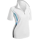 Women39s Active Wear Short Sleeve Zipup Polo