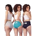 Clovia Chuddy Buddies Cotton Printed Back Hipster