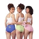 Clovia Chuddy Buddies Cotton Printed Back Hipster