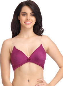clovia cotton non-padded non-wired bra with detachable straps women everyday non padded bra