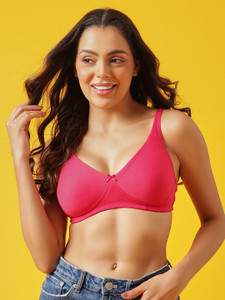 clovia cotton rich non-padded non-wired bra with double layered cups women full coverage non padded bra