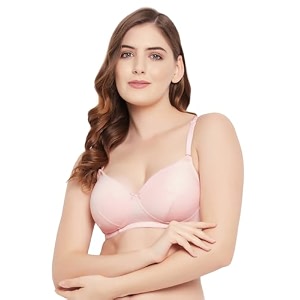 Clovia Womens Lace Padded Non-Wired Bra