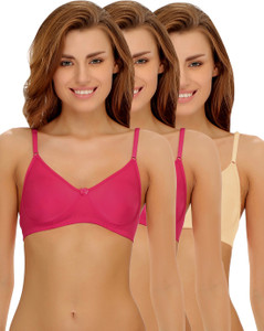 Clovia Pack of 3 Women Full Coverage