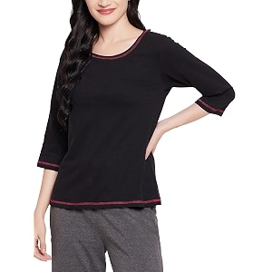clovia women39s cotton chic basic top