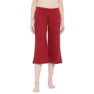 Clovia Womens Cotton Chic Basic Capri