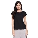 Clovia Women39s Cotton Chic Basic Short Sleeves
