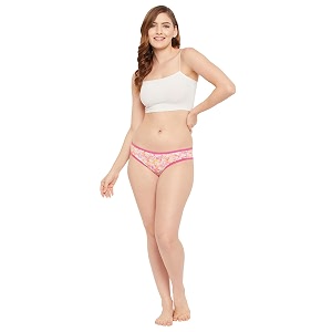 clovia women39s cotton bikinis regular floral briefs