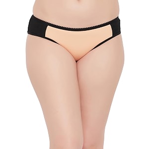 Clovia Womens Cotton Low Waist Colourblock Bikini