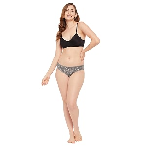 clovia women39s cotton bikinis regular floral briefs