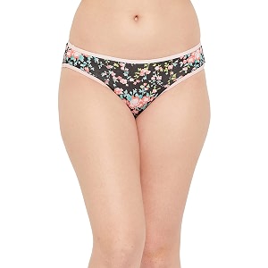 clovia women39s cotton bikinis regular floral briefs