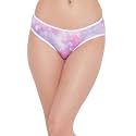 Clovia Women's Cotton Low Waist Marble Bikini Panty (PN3380M18_Multi_XL) Multicolour