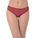 Clovia Women's Cotton Low Waist Printed Bikini Panty