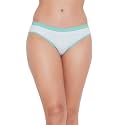 Clovia Women's Cotton Regular Floral Bikini Style Underwear (PN3456P11XL_Green_XL)