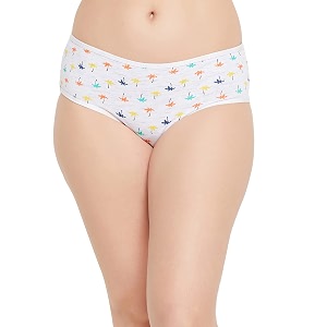 Clovia Womens Cotton Mid Waist Coconut Tree