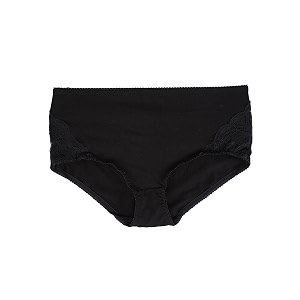 clovia women39s cotton mid waist hipster with lace wings