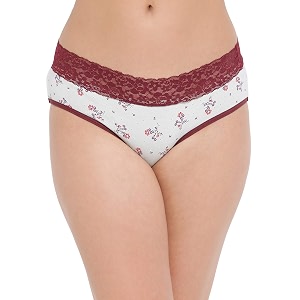 Clovia Womens Cotton Mid Waist Floral Print