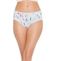 Clovia Women's Cotton Regular Graphic Hipster Panties