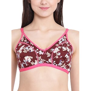 Clovia Womens Cotton Non-Padded Non-Wired Floral Print